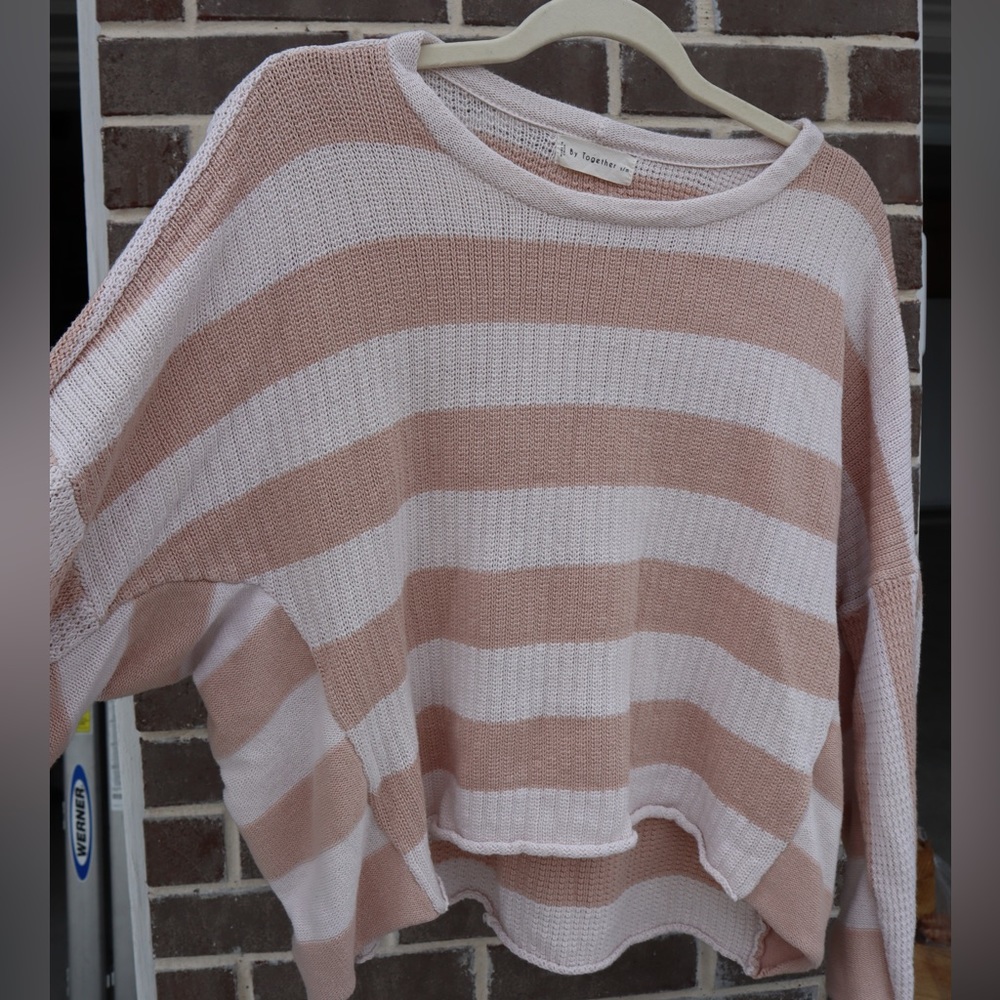 Light long sleeve | size - small | color - beige/ off white